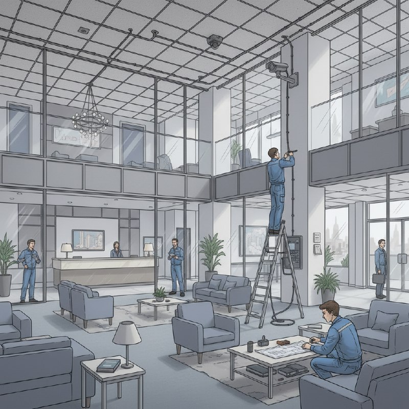 Установить видеонаблюдения на даче