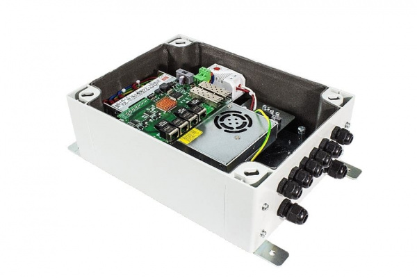 Коммутатор «Релион» SW-2G-4Poe+/140W-UPS